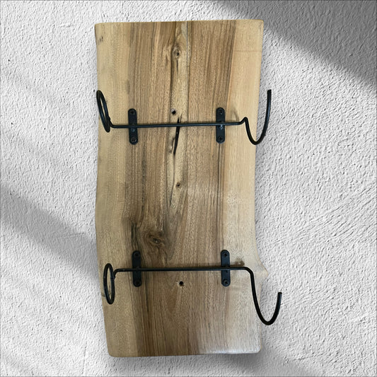 Wooden bottle holder E 