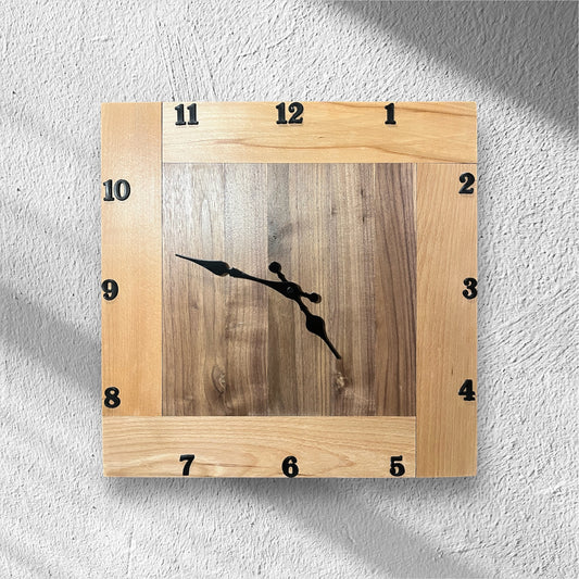 Walnut Wooden Clock A