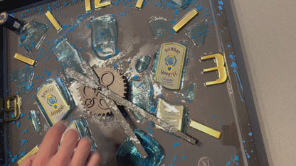 Design Clock with Bottles B